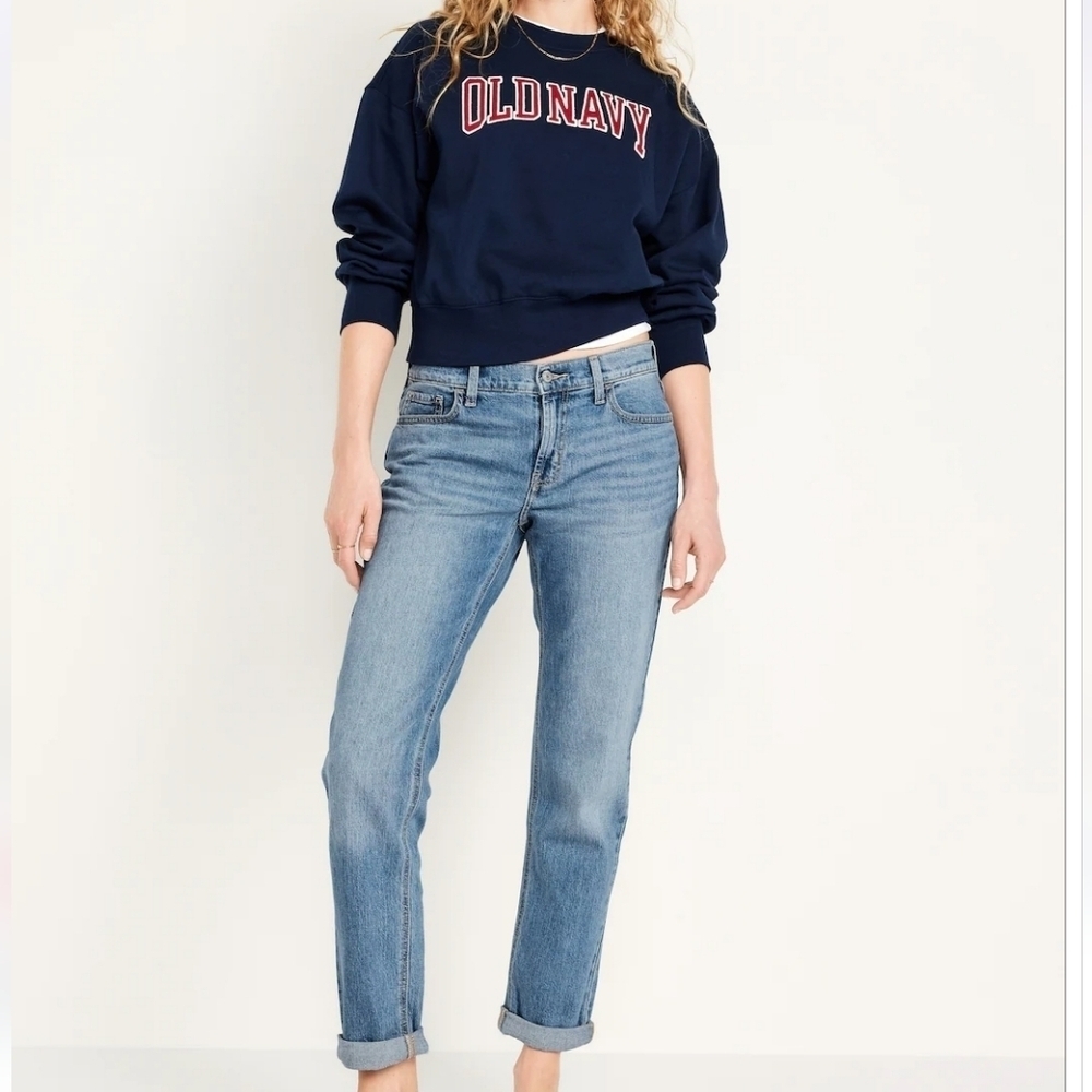 Old Navy Boyfriend Mid Rise Jeans Pants